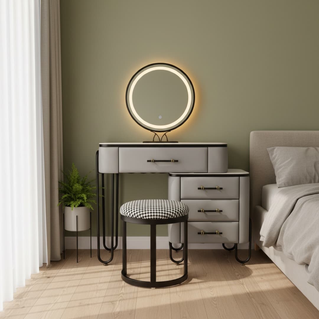 The dressing table in a second room
